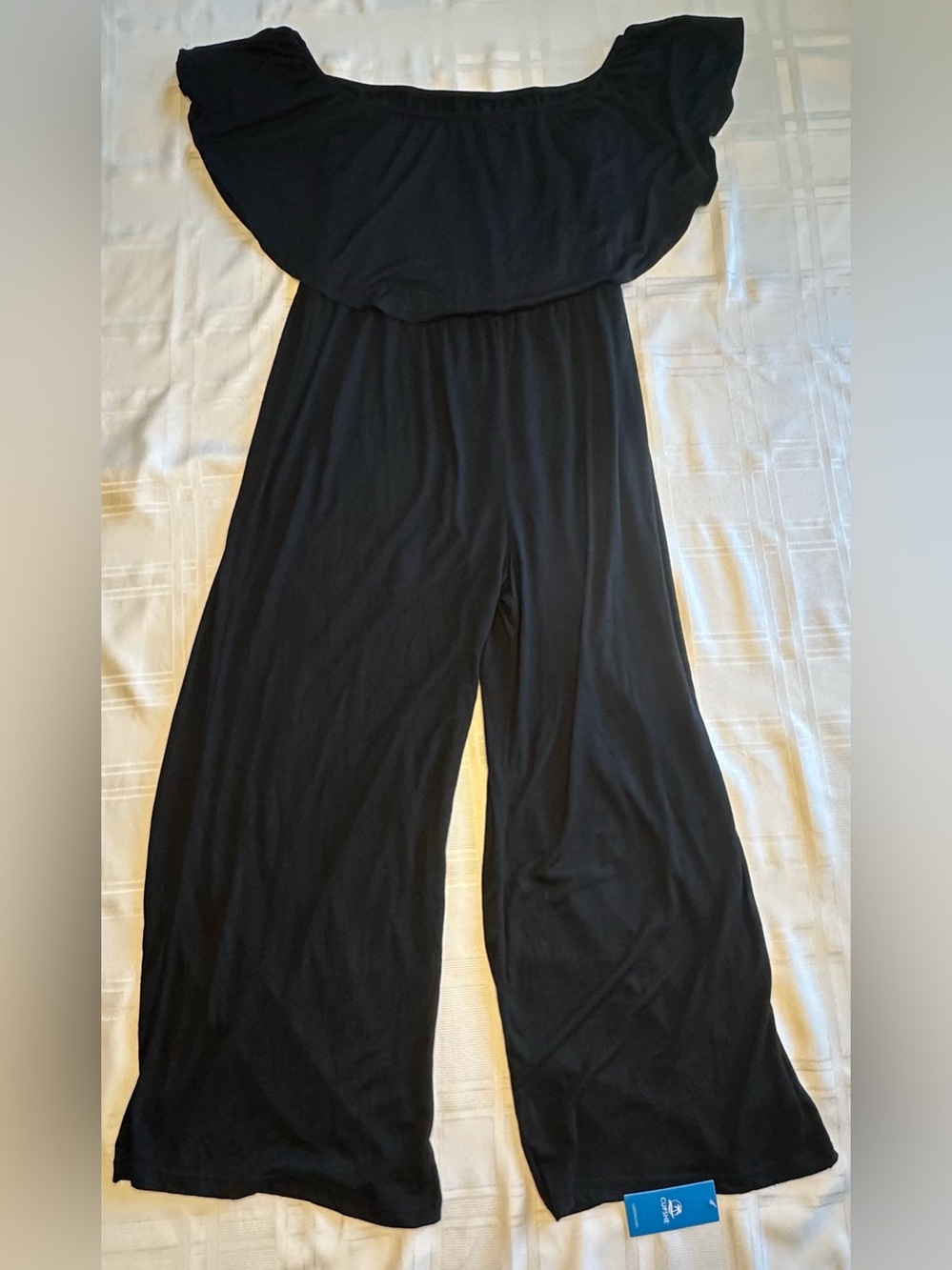 Cupshe Black Stretch Jumpsuit One-Piece Womens Size Large L NWT